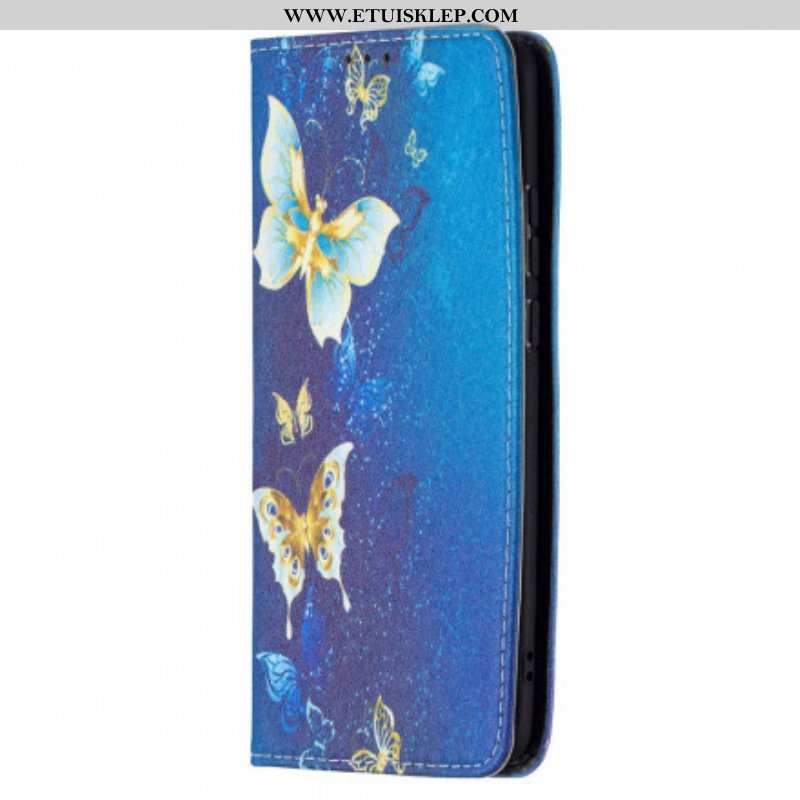 Etui Na Telefon do Huawei P50 Pro Etui Folio Kolorowe Motyle